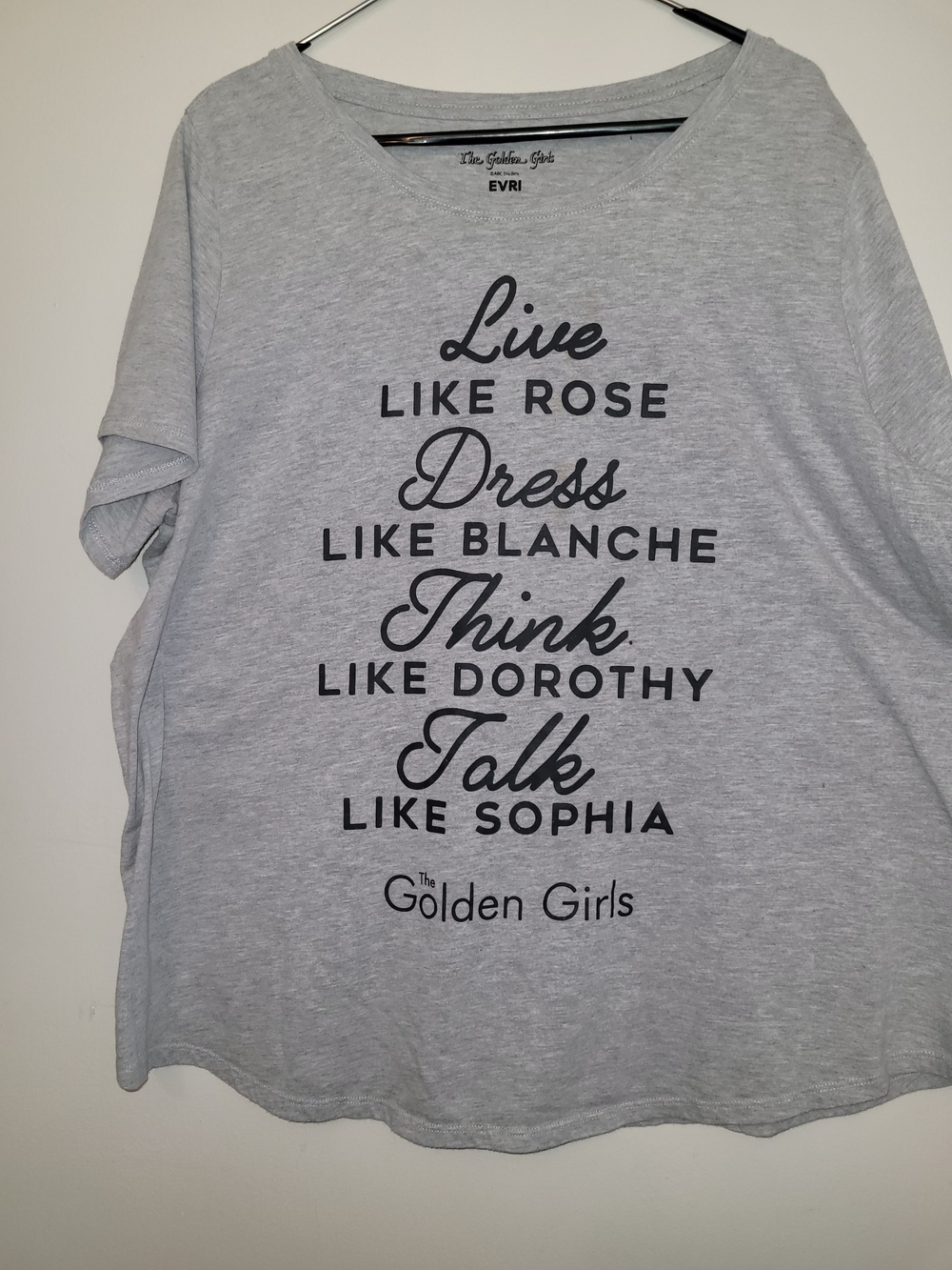 EVRI The Golden Girls Grey Graphic Tee - Live Like Rose